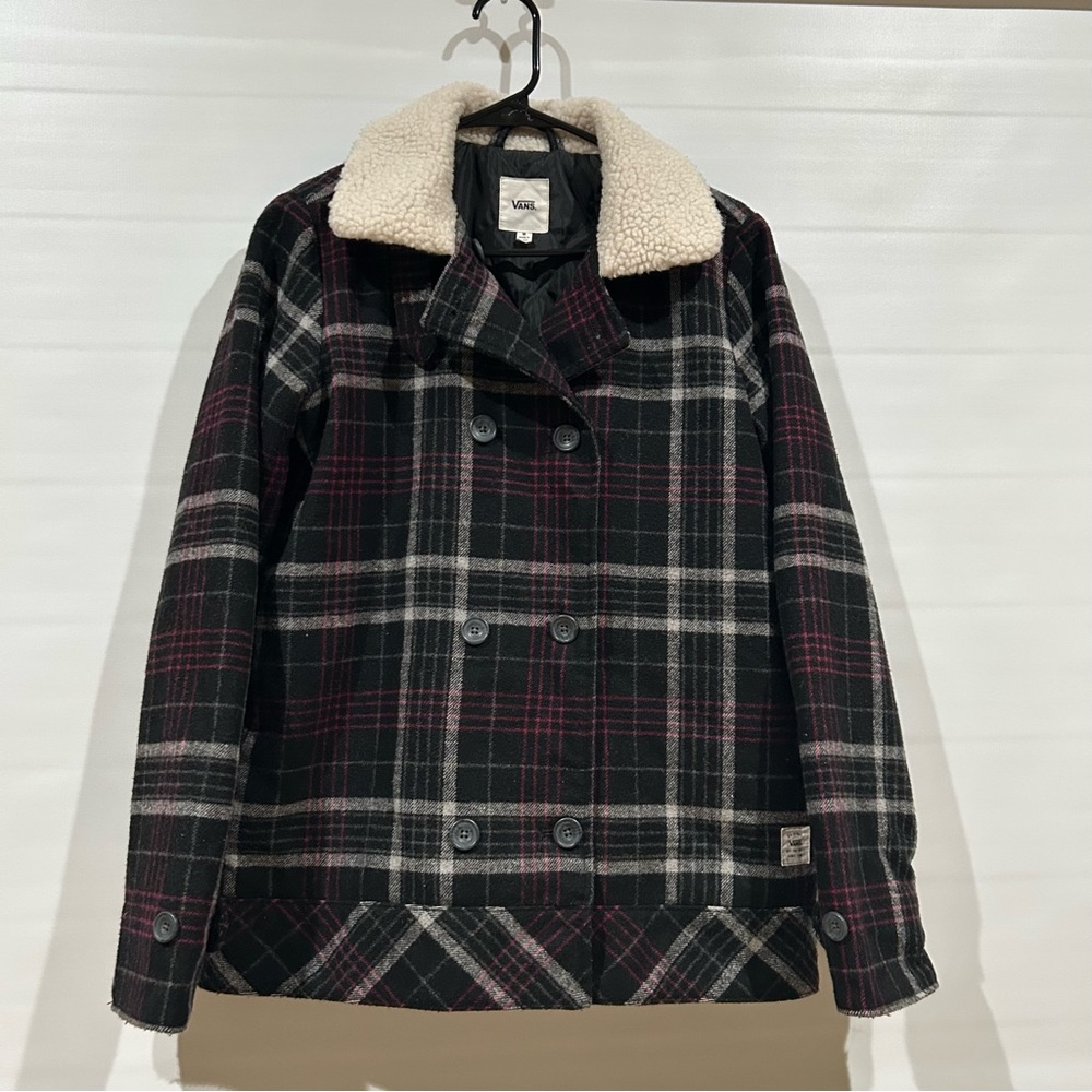 Vans Women’s Spirit Animal Double Breasted Wool Blend casual Jacket
